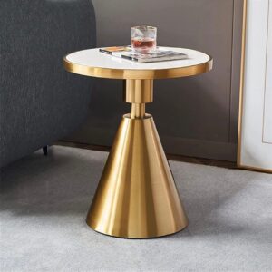 Bakerstown Round Marble and Metal base.